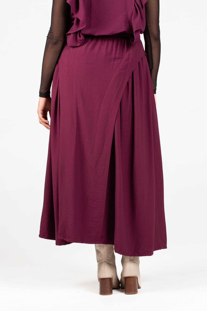 Colleen Eitzen Burgundy Twill Airflow Luna  Skirt