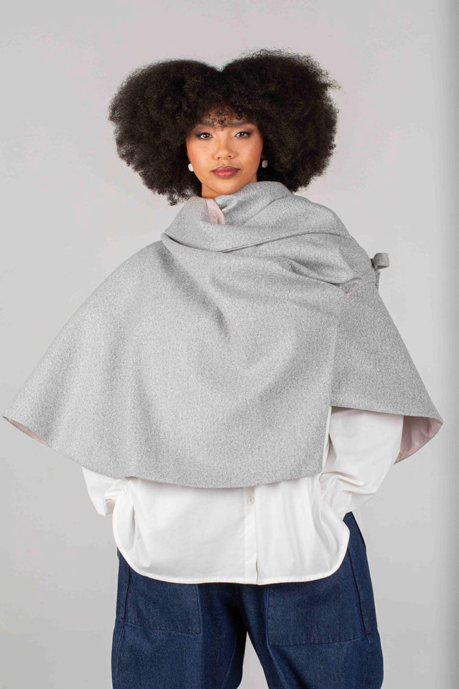 Colleen Eitzen Light Grey Mottled Yoko Wrap