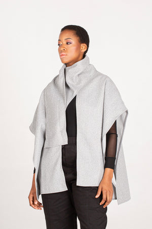 Colleen Eitzen Light Grey Mottled Soho Wrap