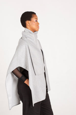 Colleen Eitzen Light Grey Mottled Soho Wrap