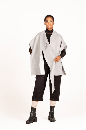Colleen Eitzen Light Grey Mottled Soho Wrap