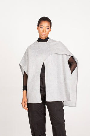 Colleen Eitzen Light Grey Mottled Soho Wrap