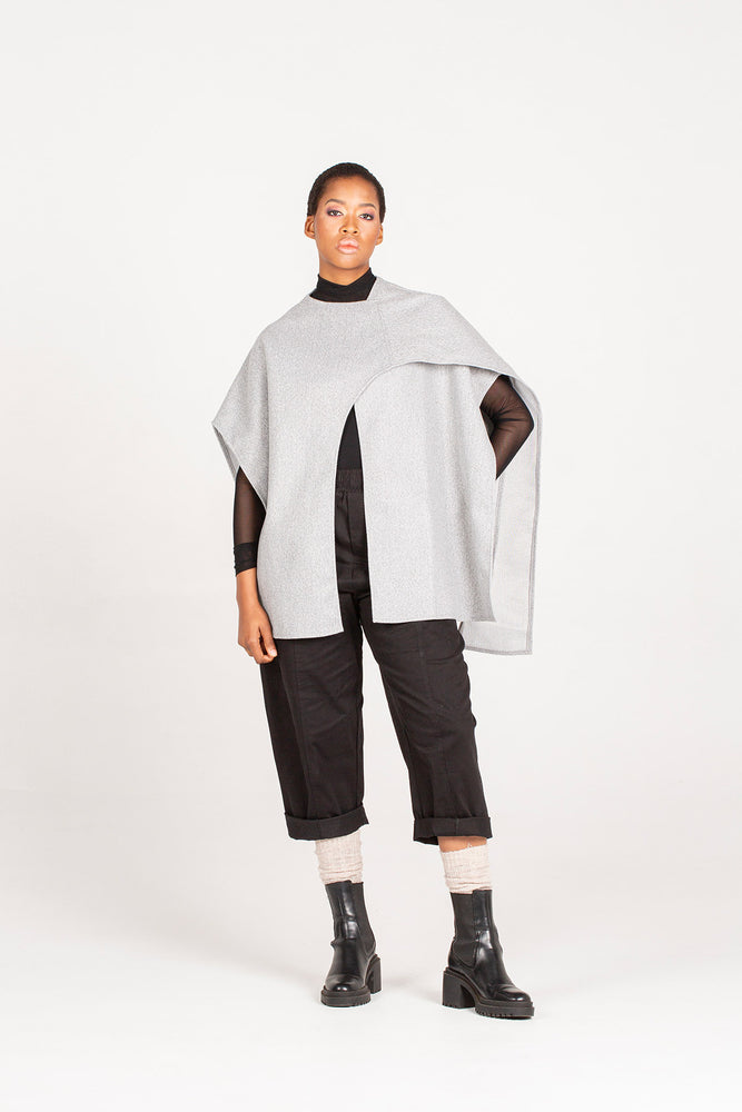 Colleen Eitzen Light Grey Mottled Soho Wrap