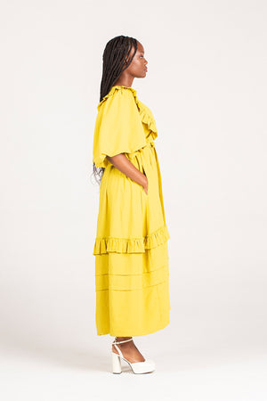 Frida Lime Nyota Dress