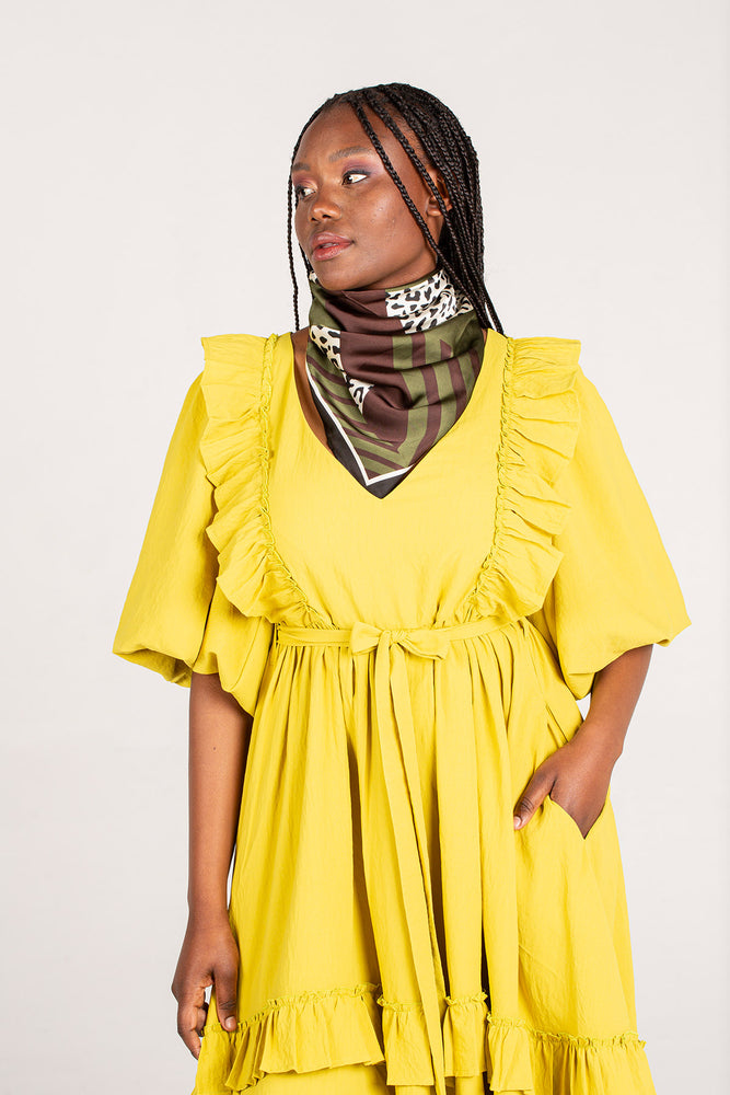 Frida Lime Nyota Dress