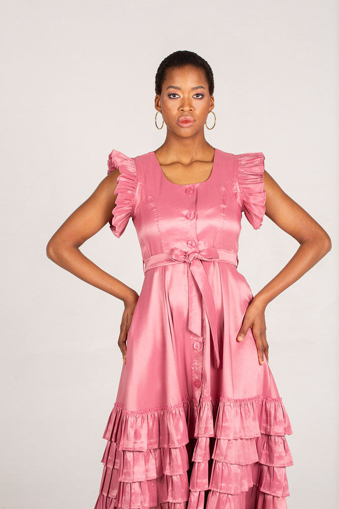 Frida Pink Thuli Dress