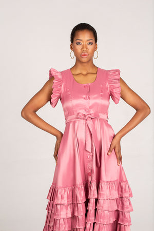 Frida Pink Thuli Dress