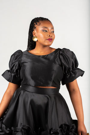 Skhathi Collection Evelyn Crop Top