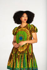 Frida Multicolor Spider Web Dress
