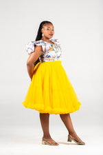 Du Confidence Designs Multicolored Crop Top