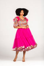 Du Confidence Designs Satin Crop Top