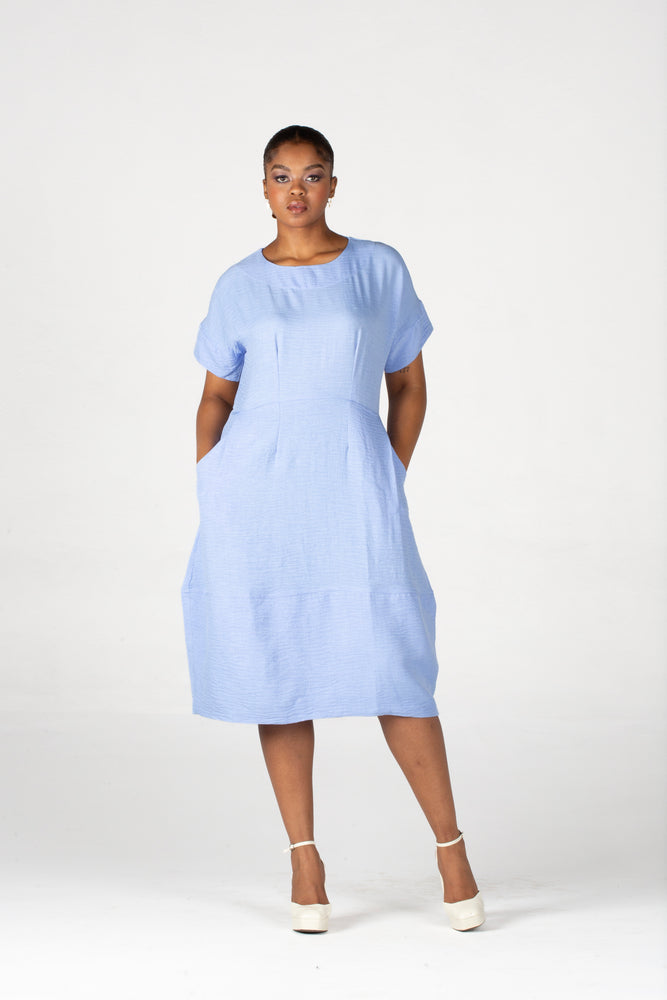 Colleen Eitzen Pale Blue Turkish Linen Planet Dress