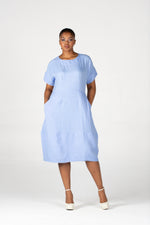 Colleen Eitzen Pale Blue Turkish Linen Planet Dress