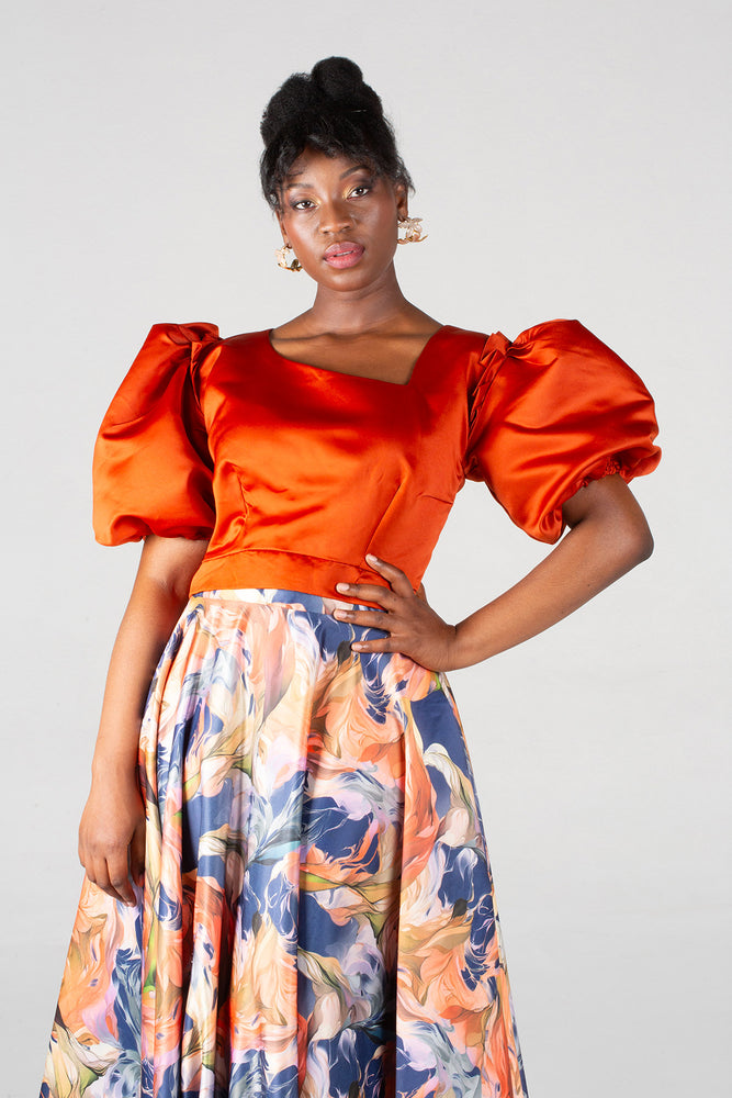 Du Confidence Duchess Frill Crop Top