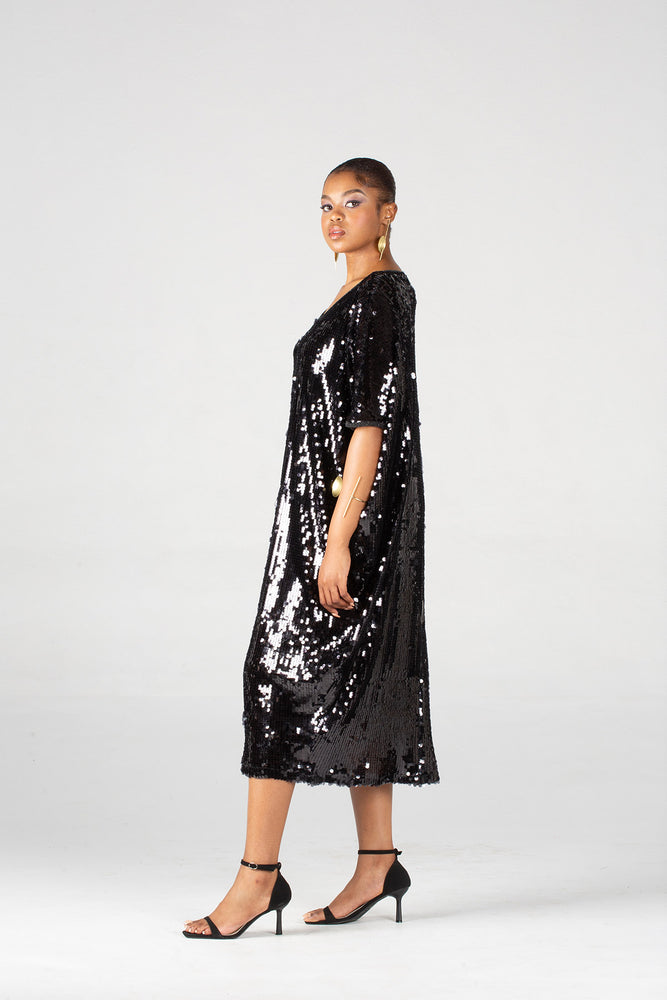 Fluidity Maxi Fishscale Sequin