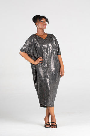 Fluidity Maxi Metallic Trapeze