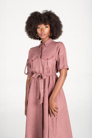 Frida Wine scout Dress