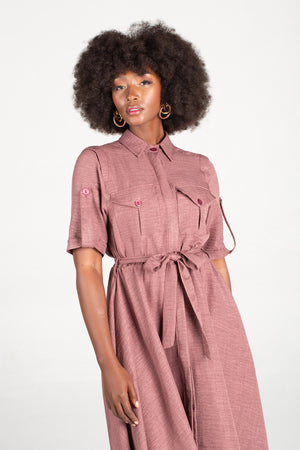 Frida Wine scout Dress