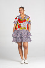 Frida Black/White/Red/Yellow Binti Dress