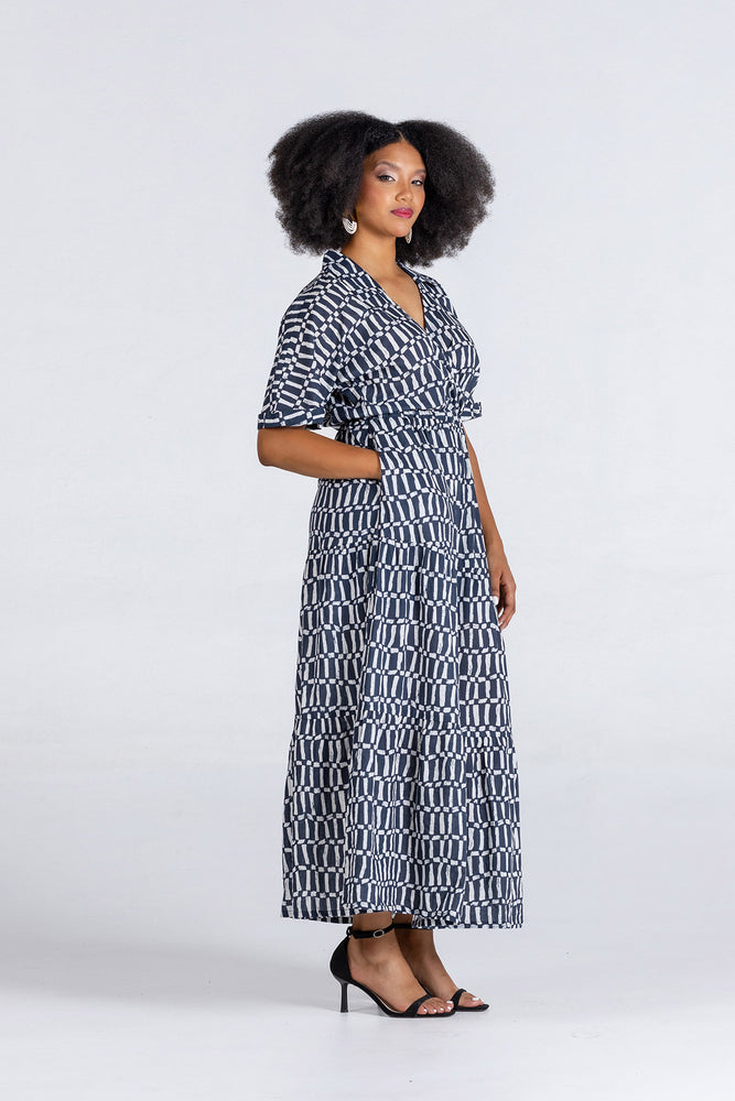 Amanda Laird Cherry Oxford Dress