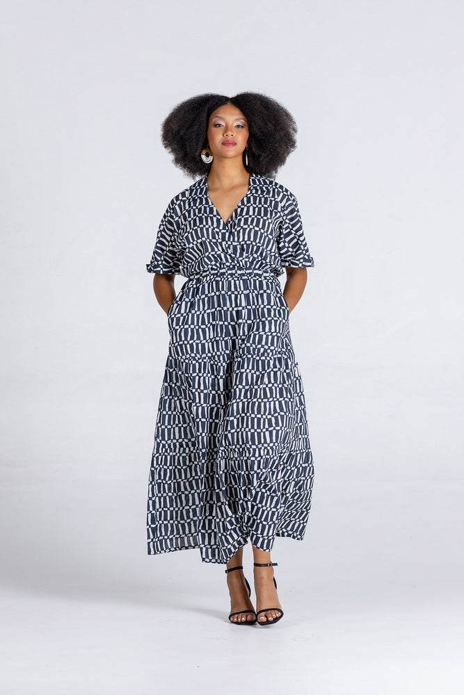 Amanda Laird Cherry Oxford Dress