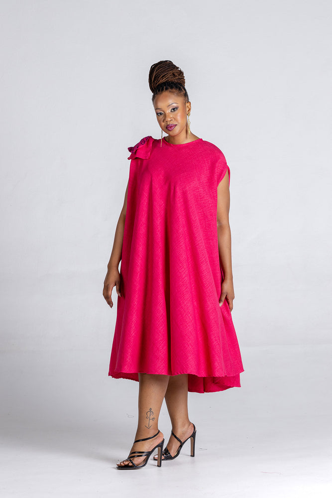 Pearls For El Tent Dress With Sequin Bow