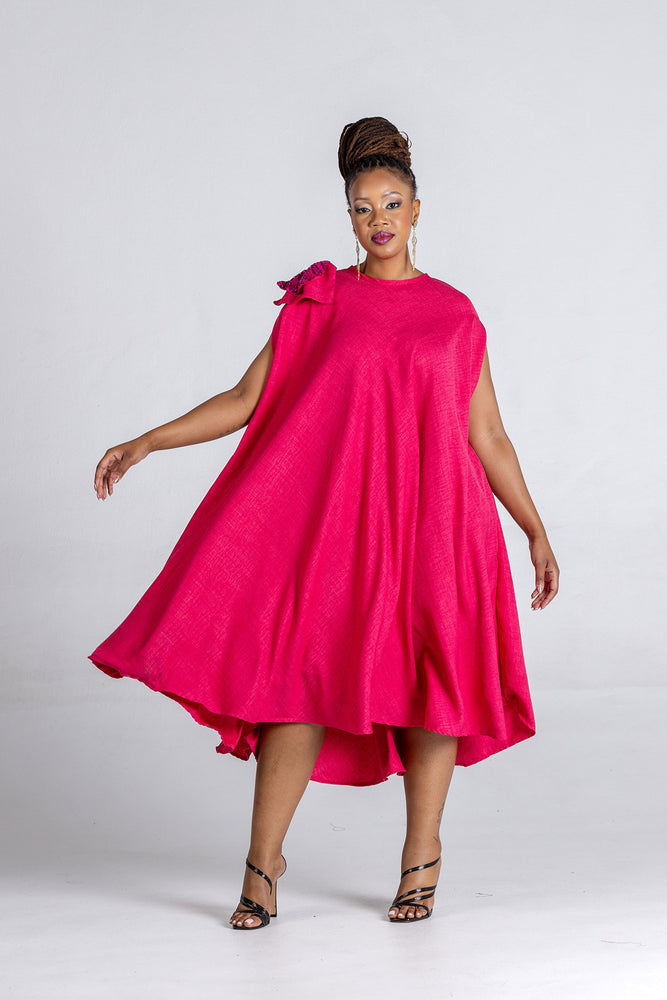 Pearls For El Tent Dress With Sequin Bow