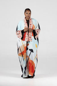 Zamaan Abstract Art Kimono