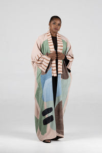 Zamaan Abtract Art Kimono