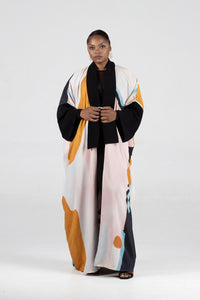 Zamaan Abstract Art Kimono