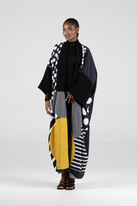 Zamaan Abstract Art Kimono