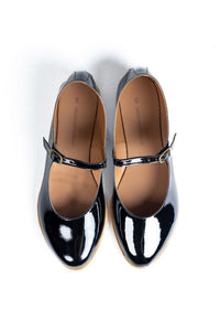 Amanda Laird Cherry Accessories Peter Black Patent Shoe