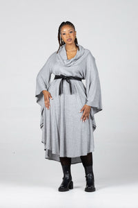 Fluidity Clothing Batwing Jersey Dress