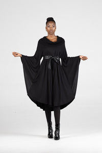 Fluidity Clothing Batwing Jersey Dress