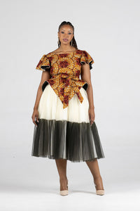 Irene Makhavhu Designs Mashudu Tutu Ombre Skirts