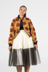 Irene Makhavhu Designs Lotsha Bomber Jacket