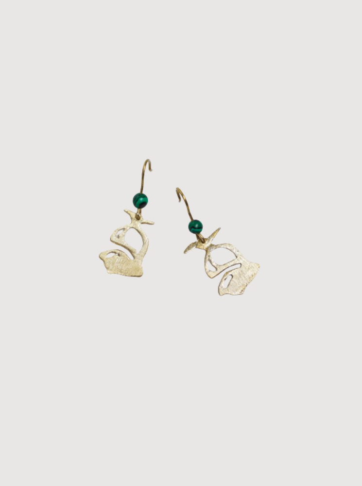 Peachyplum Rose Earring