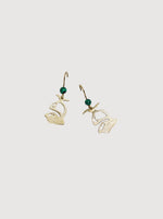 Peachyplum Rose Earring