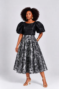 Skhathi Collection Brocade Skirt