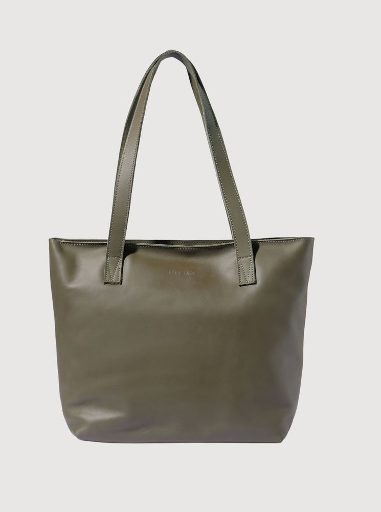 Antelo Emmy Unlined Leather Tote With Zip