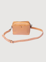 Antelo Nixie Leather Camera Crossbody - Cider