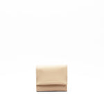 Antelo Billie Pebble Leather Small Trifold Wallet - Vanilla Frappe