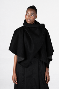 Colleen Eitzen Black Melton Yoko Wrap