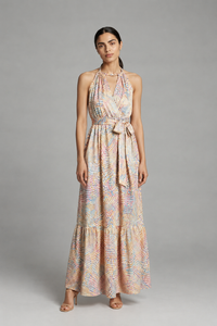 Fluidity De Chine Frill Dress
