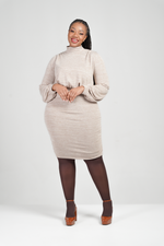 Fluidity Polo Neck Dress