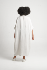 Colleen Eitzen White Linen Blend Franki Dress