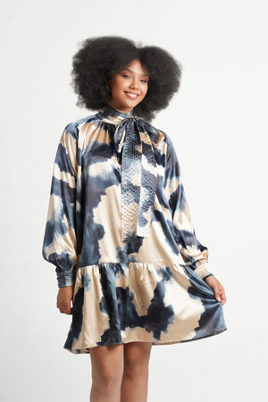 Fluidity Mini Baroque Dress