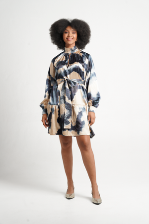 Fluidity Mini Baroque Dress