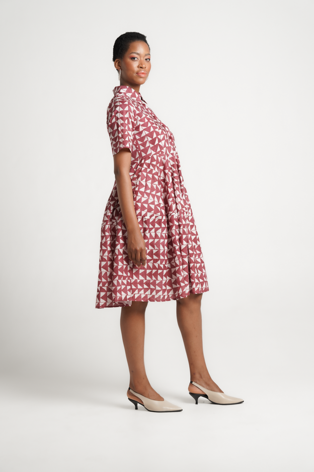 Amanda Laird Cherry Rosslyn Dress