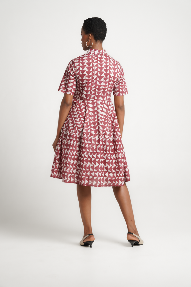 Amanda Laird Cherry Rosslyn Dress